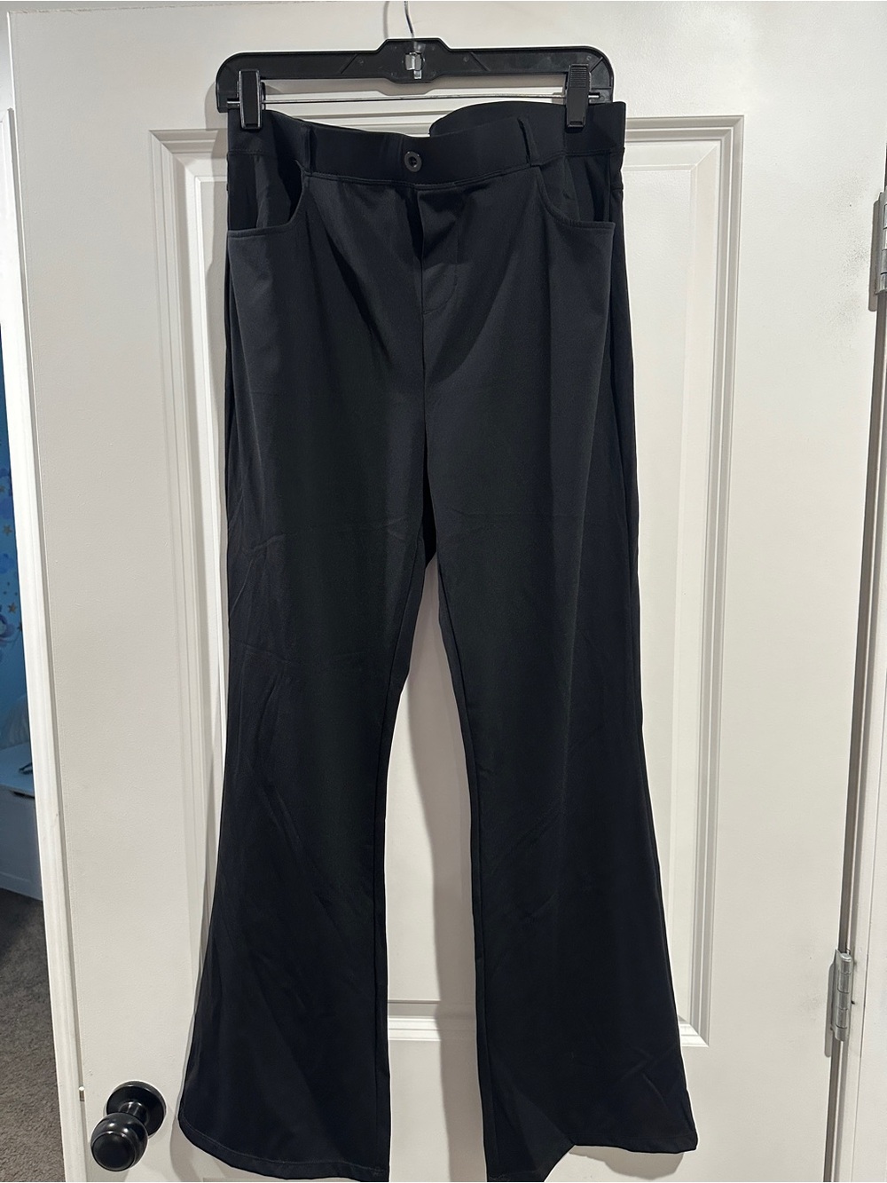 Women's Black Dress Pants - Classic Straight Fit